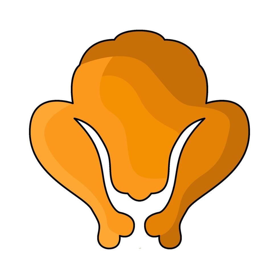 illustration of Fried Chickens vector