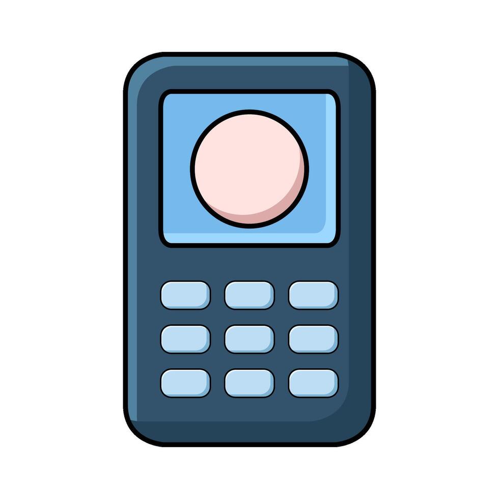 old mobile phone vector