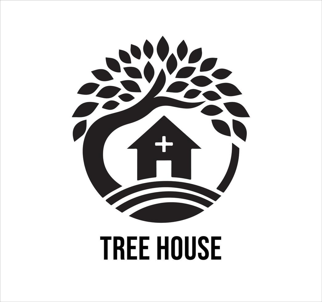 Vintage Railroad and Pine Tree Logo vector