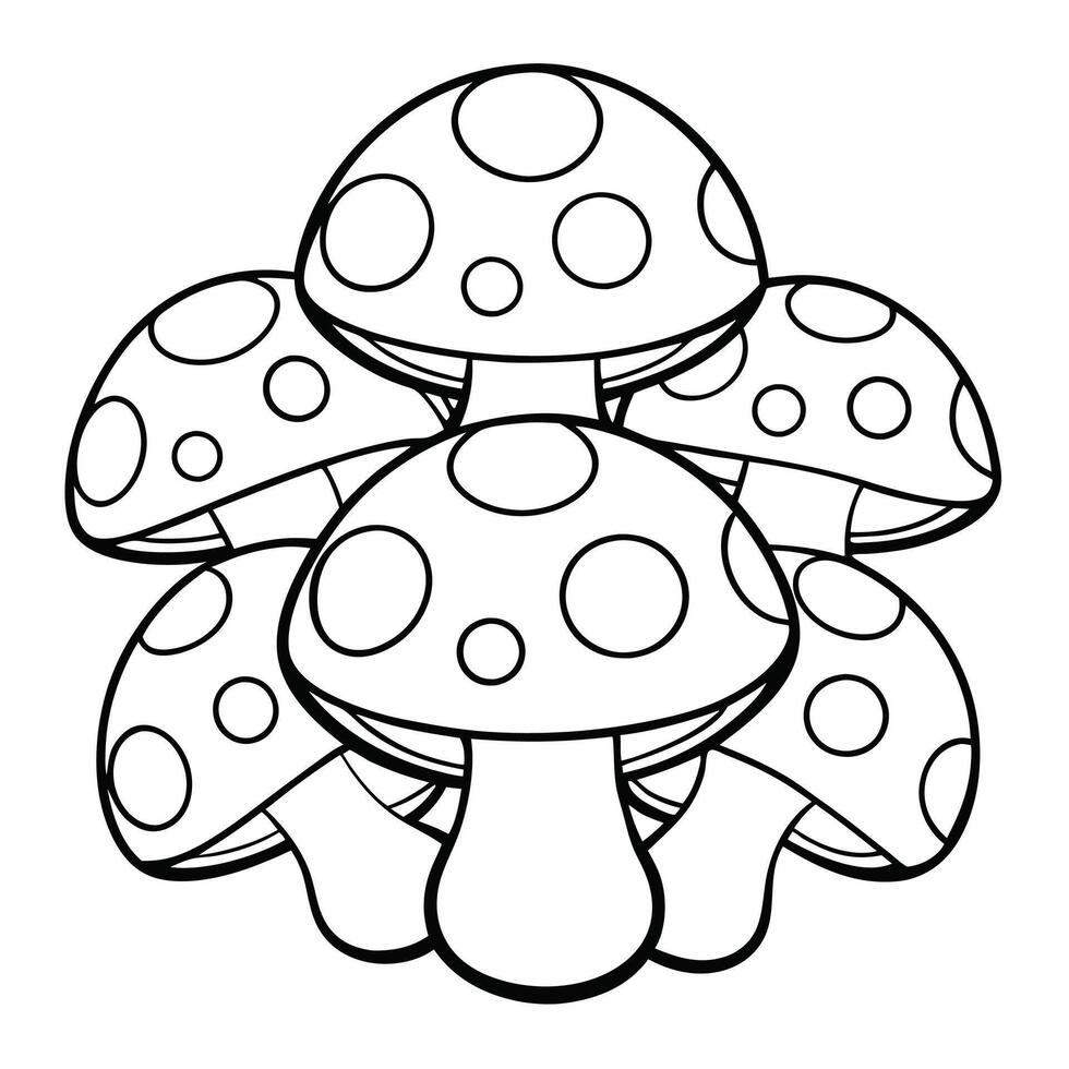 Celestial Mystical Boho Mushroom Collection vector