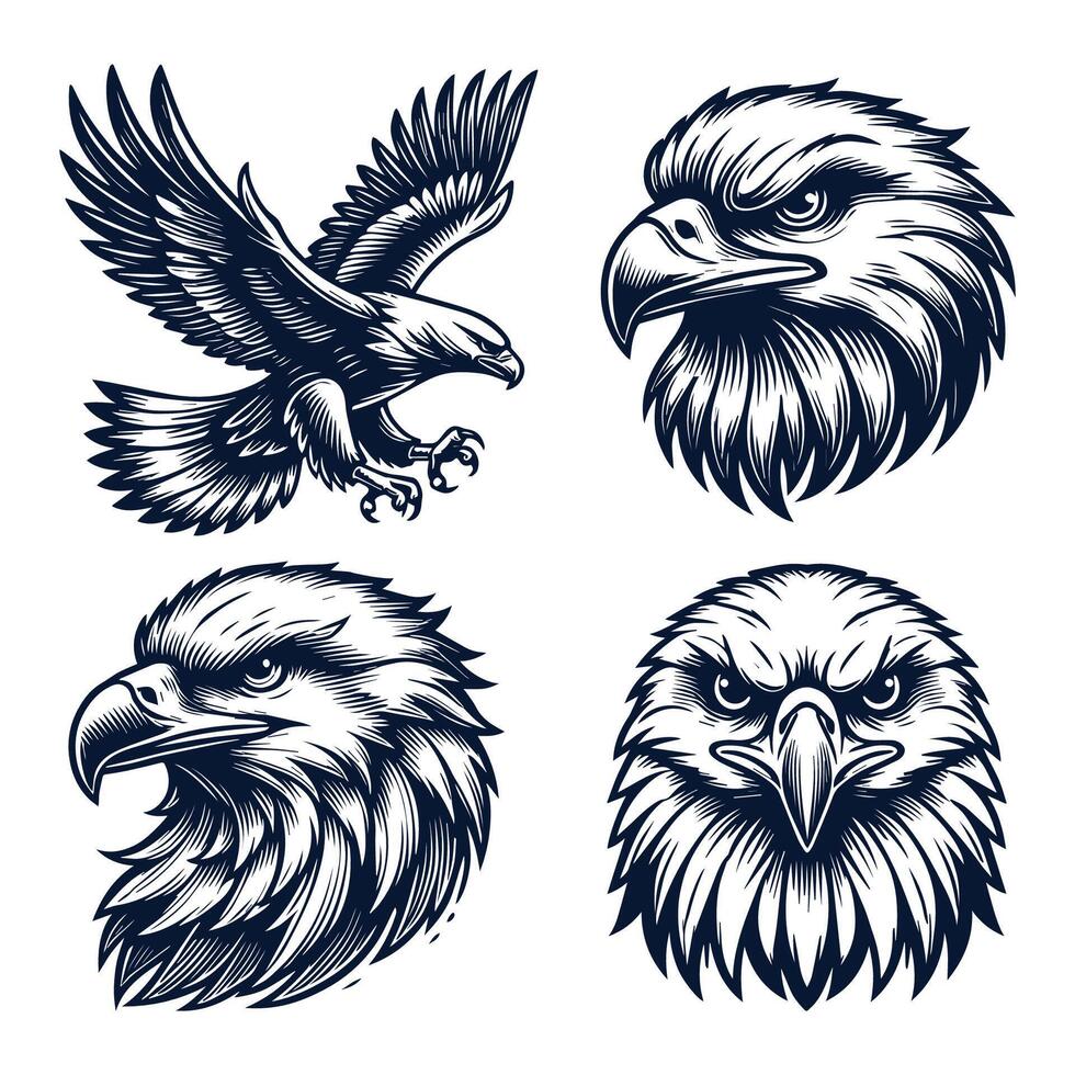Eagle Design Bundle vector