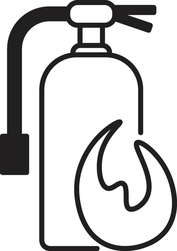 fire extinguisher icon vector