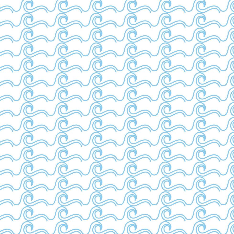 blue wave water pattern background design template vector