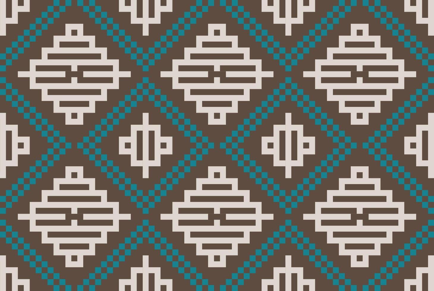 Native Islamic Geometric Pattern Backgroundfolk Embroidery, Aztec Geometric Ornament Print. Design for Carpet, Wallpaper, Clothing, Wrapping, Fabric vector