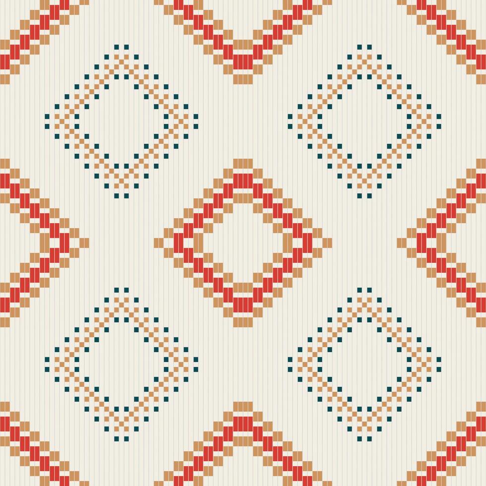 Geometric Pattern Ndebele Traditional Attirefolk Embroidery, Aztec Geometric Ornament Print. Design for Carpet, Wallpaper, Clothing, Wrapping, Fabric vector