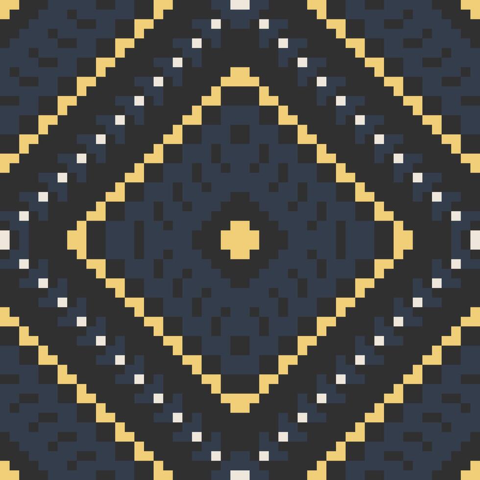 Folklore Ethnic Design Patternfolk Embroidery, Aztec Geometric Ornament Print. Design for Carpet, Wallpaper, Clothing, Wrapping, Fabric vector