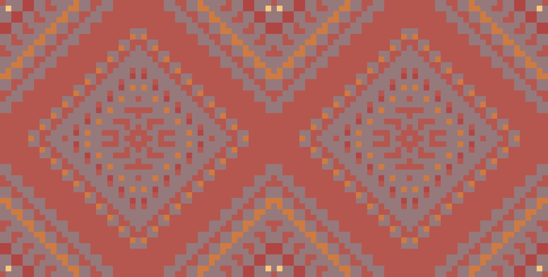 Printing Industry Traditional Pattern Drawingfolk Embroidery, Aztec Geometric Ornament Print. Design for Carpet, Wallpaper, Clothing, Wrapping, Fabric vector