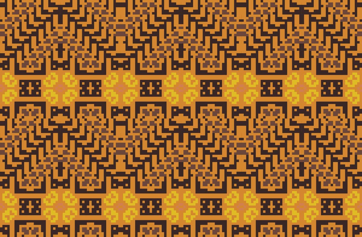 Navajo Ethnic Design Pattern in the Philippinesfolk Embroidery, Aztec Geometric Ornament Print. Design for Carpet, Wallpaper, Clothing, Wrapping, Fabric vector