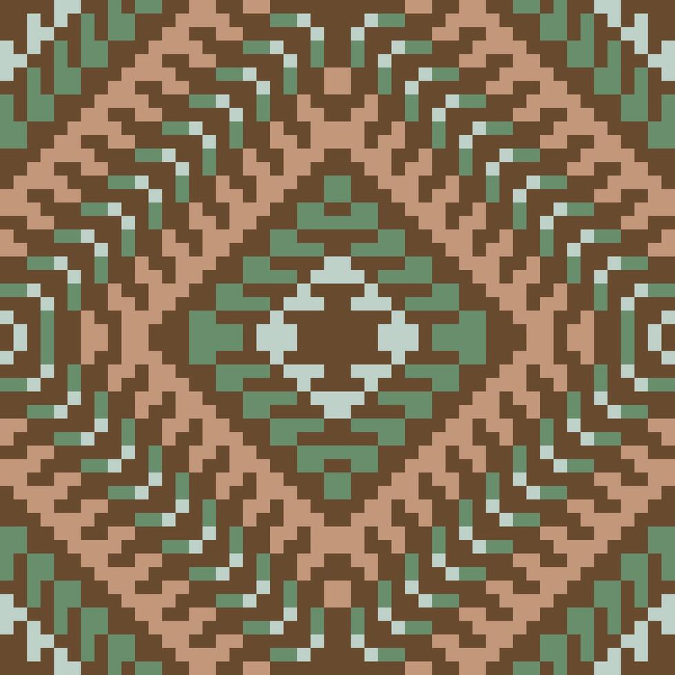 Moroccan Arabic Mehndi Designfolk Embroidery, Aztec Geometric Ornament Print. Design for Carpet, Wallpaper, Clothing, Wrapping, Fabric vector