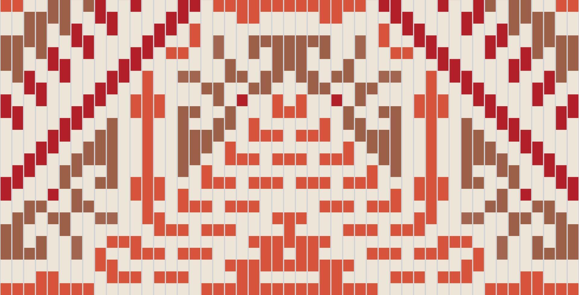 Geometric Tribal Modern Abstract Geometric Patternfolk Embroidery, Aztec Geometric Ornament Print. Design for Carpet, Wallpaper, Clothing, Wrapping, Fabric vector