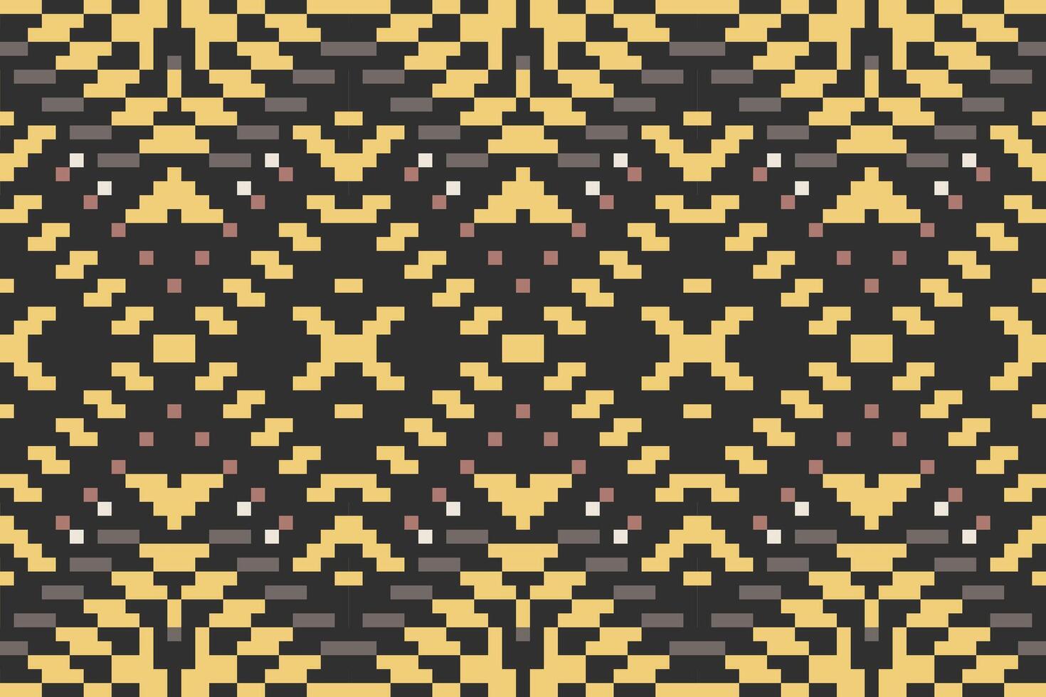 Aztec Islamic Geometric Pattern Stencilfolk Embroidery, Aztec Geometric Ornament Print. Design for Carpet, Wallpaper, Clothing, Wrapping, Fabric vector