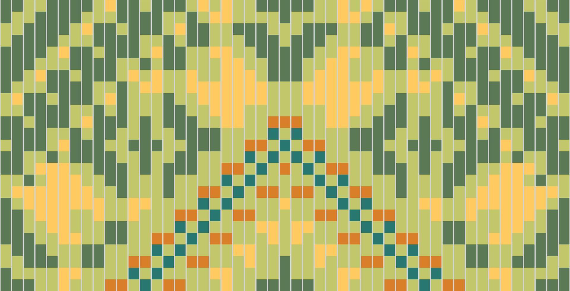 Traditional Floral Arabic Patternfolk Embroidery, Aztec Geometric Ornament Print. Design for Carpet, Wallpaper, Clothing, Wrapping, Fabric vector