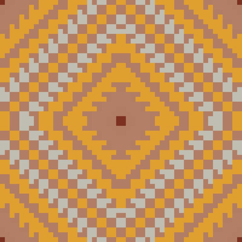 Abstract Seamless Abstract Geometric Patternfolk Embroidery, Aztec Geometric Ornament Print. Design for Carpet, Wallpaper, Clothing, Wrapping, Fabric vector