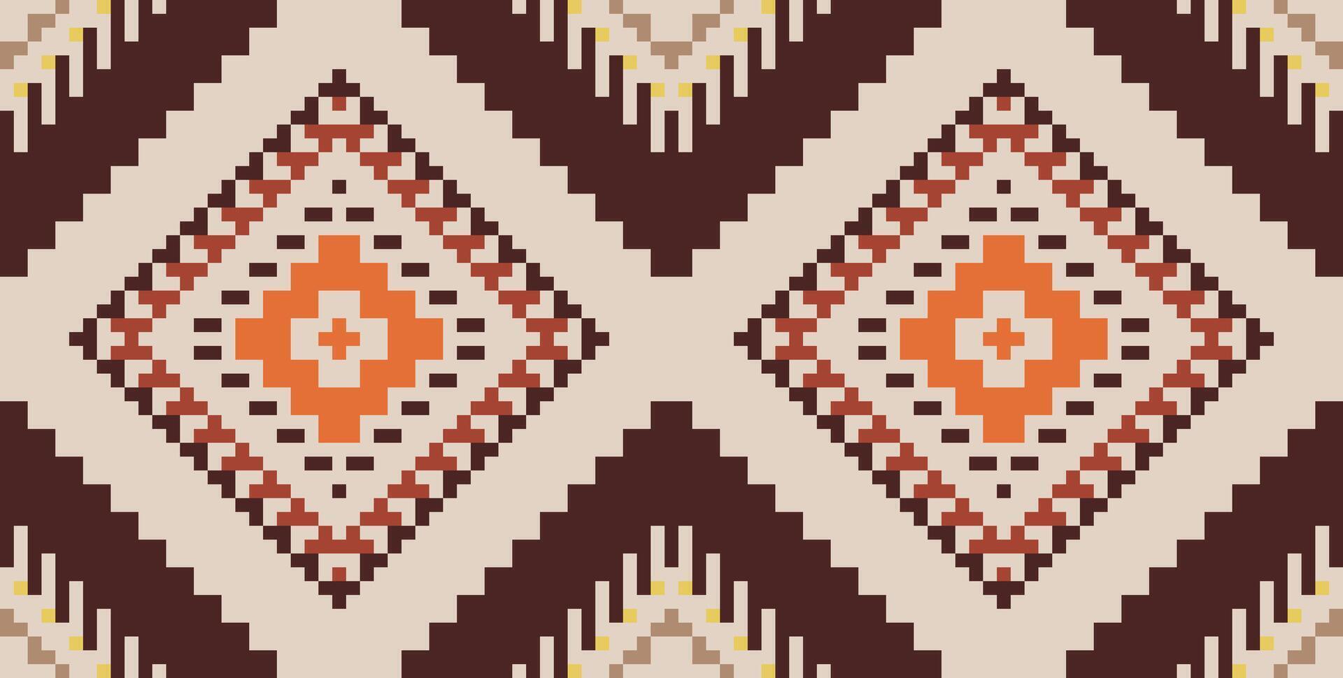 Printing Industry Abstract Colorful Geometric Pattern Backgroundfolk Embroidery, Aztec Geometric Ornament Print. Design for Carpet, Wallpaper, Clothing, Wrapping, Fabric vector