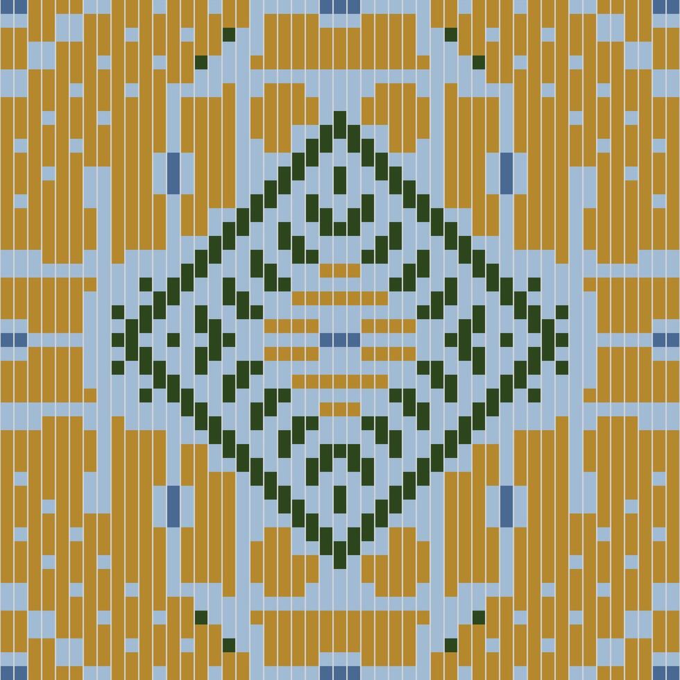 Turkish Geometric Arabic Patternfolk Embroidery, Aztec Geometric Ornament Print. Design for Carpet, Wallpaper, Clothing, Wrapping, Fabric vector