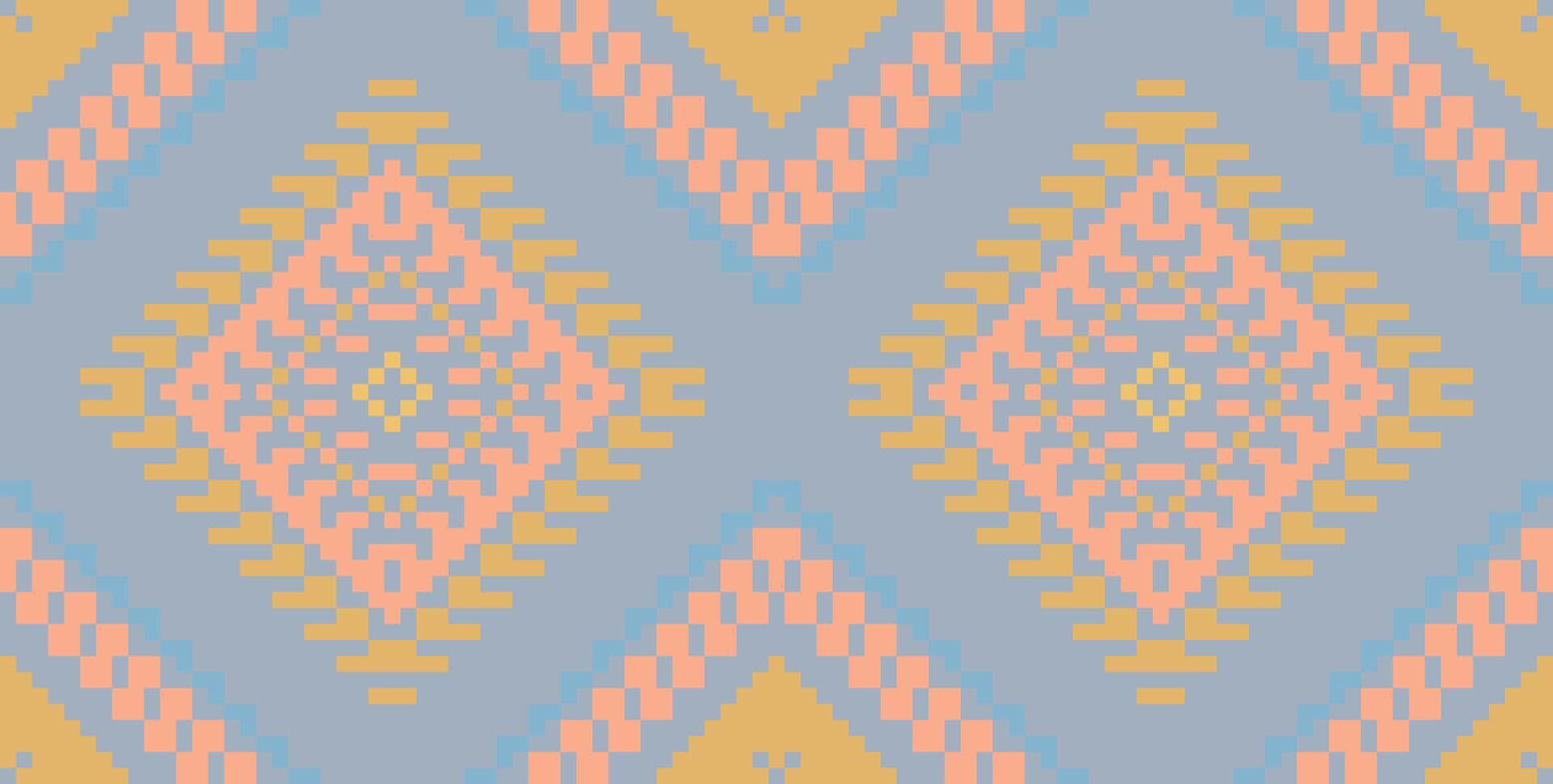 America Geometric Patterns Examplesfolk Embroidery, Aztec Geometric Ornament Print. Design for Carpet, Wallpaper, Clothing, Wrapping, Fabric vector