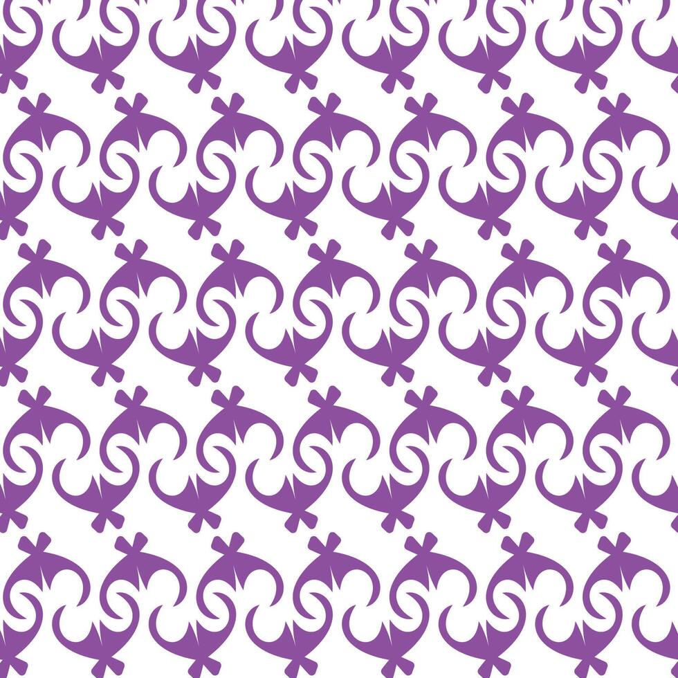 Beautiful Unique Trendy Purple Geometric Seamless Pattern vector
