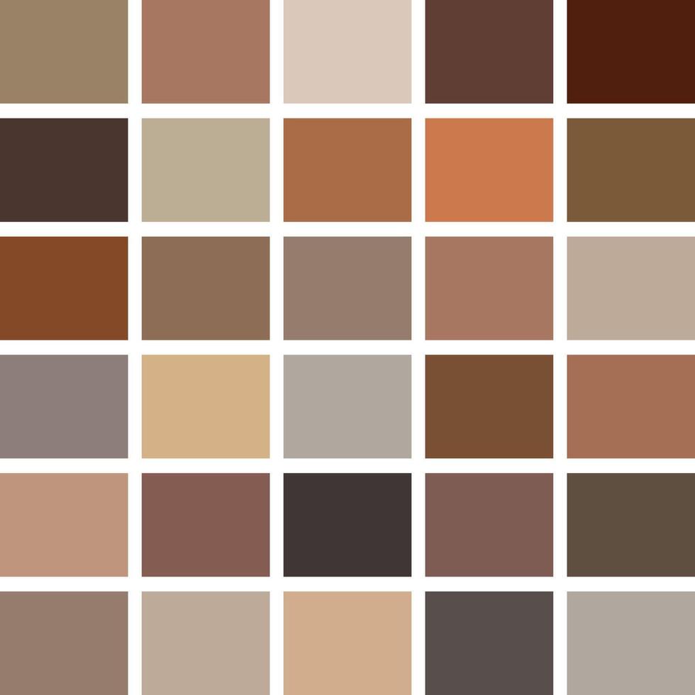 Trendy Modern Earth Tones Color Palette vector