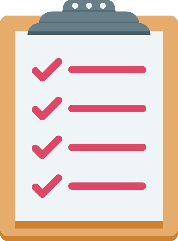 Check illustration with isolated background vector
