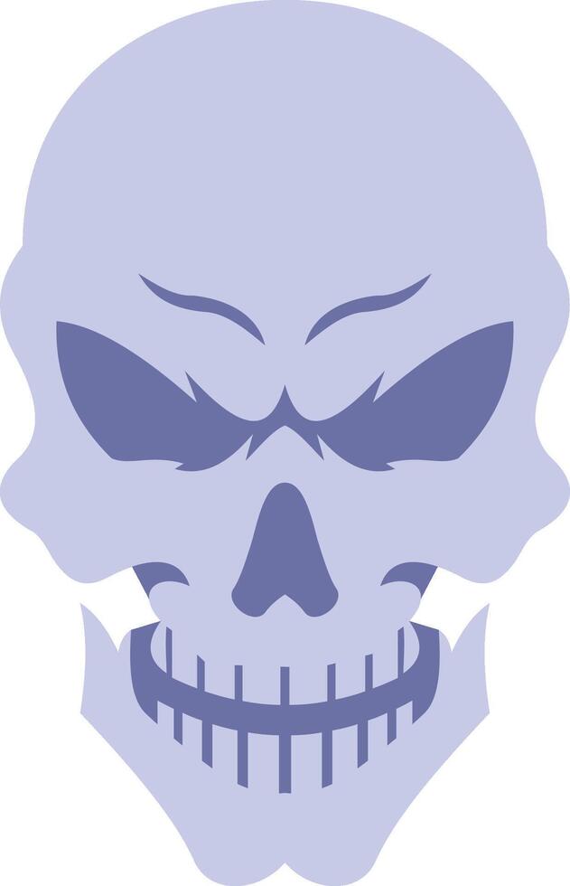 Human Head Skull illustration with isolated background vector
