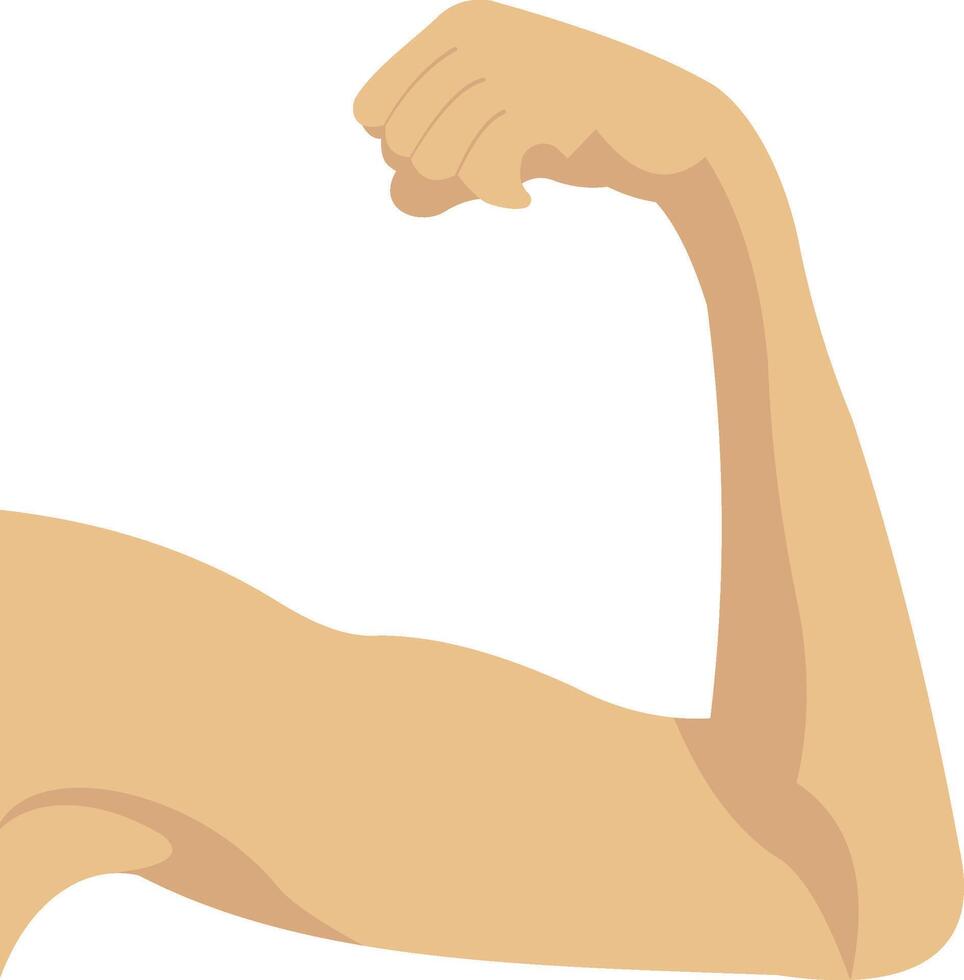 Arm illustration with isolated background vector