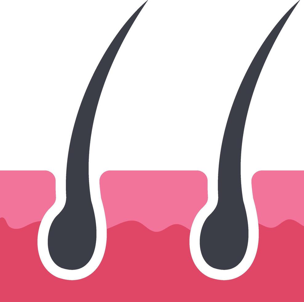 Dermis illustration with isolated background vector