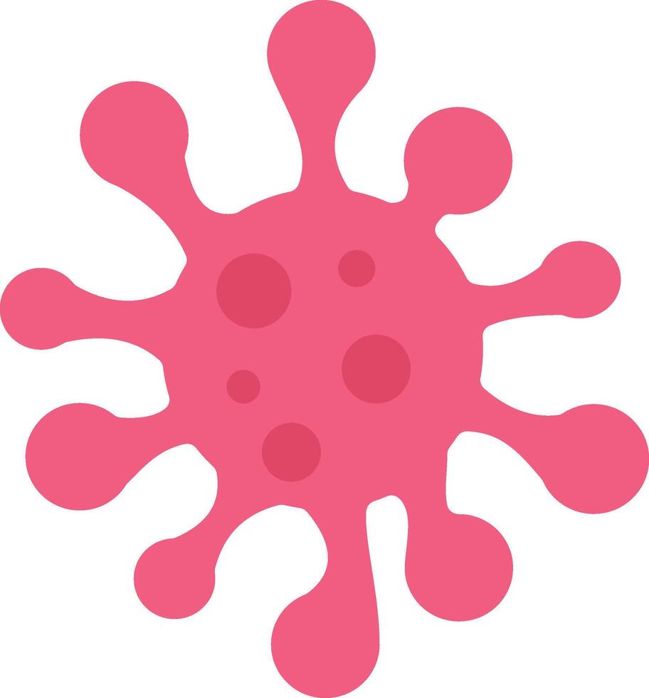 Bacteria illustration with isolated background vector