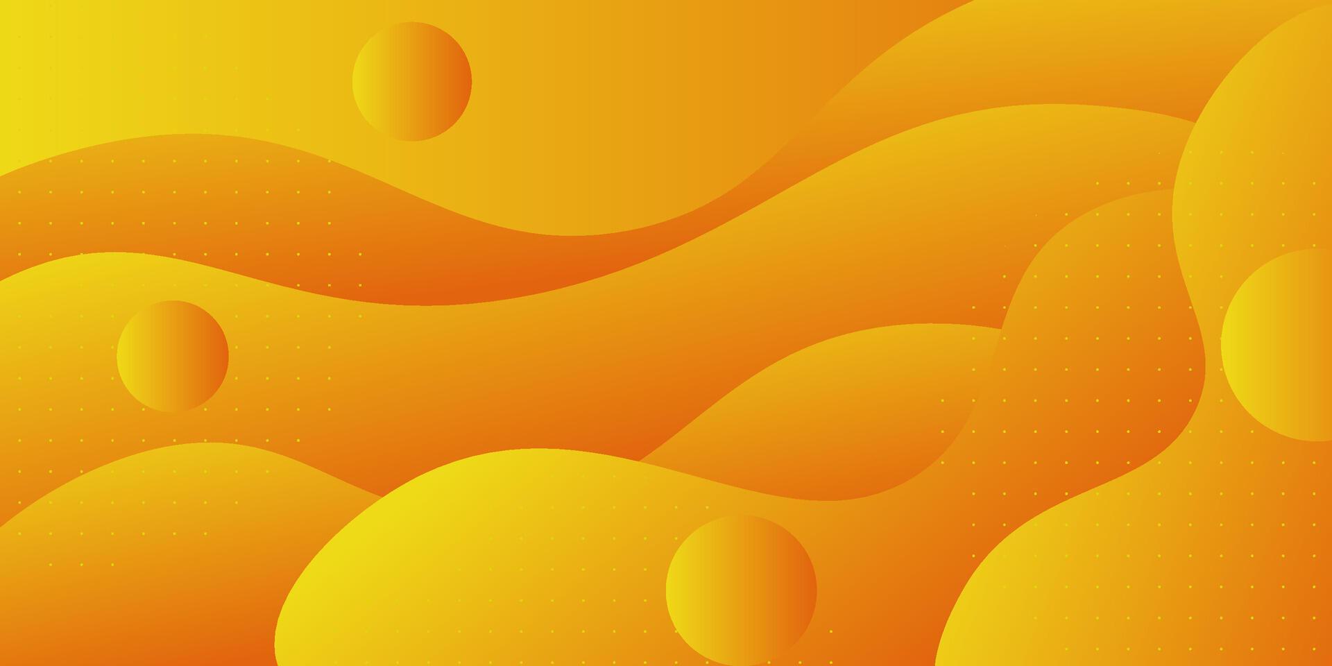 Abstract orange wave dynamic background with colorful bright gradient. Simple background design with abstract geometric pattern for banner, flyer, presentation and business card. eps10 vector