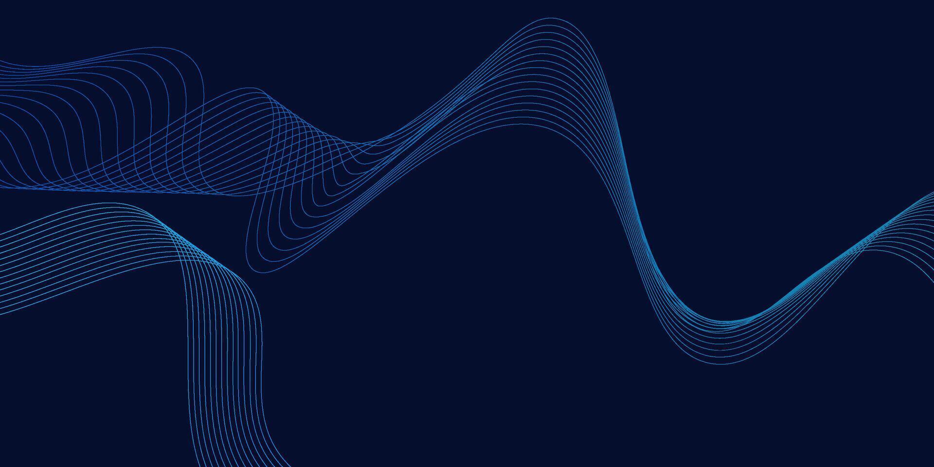 Modern 3D bright blue wave curve abstract presentation background. Luxury paper cut background. eps10 vector