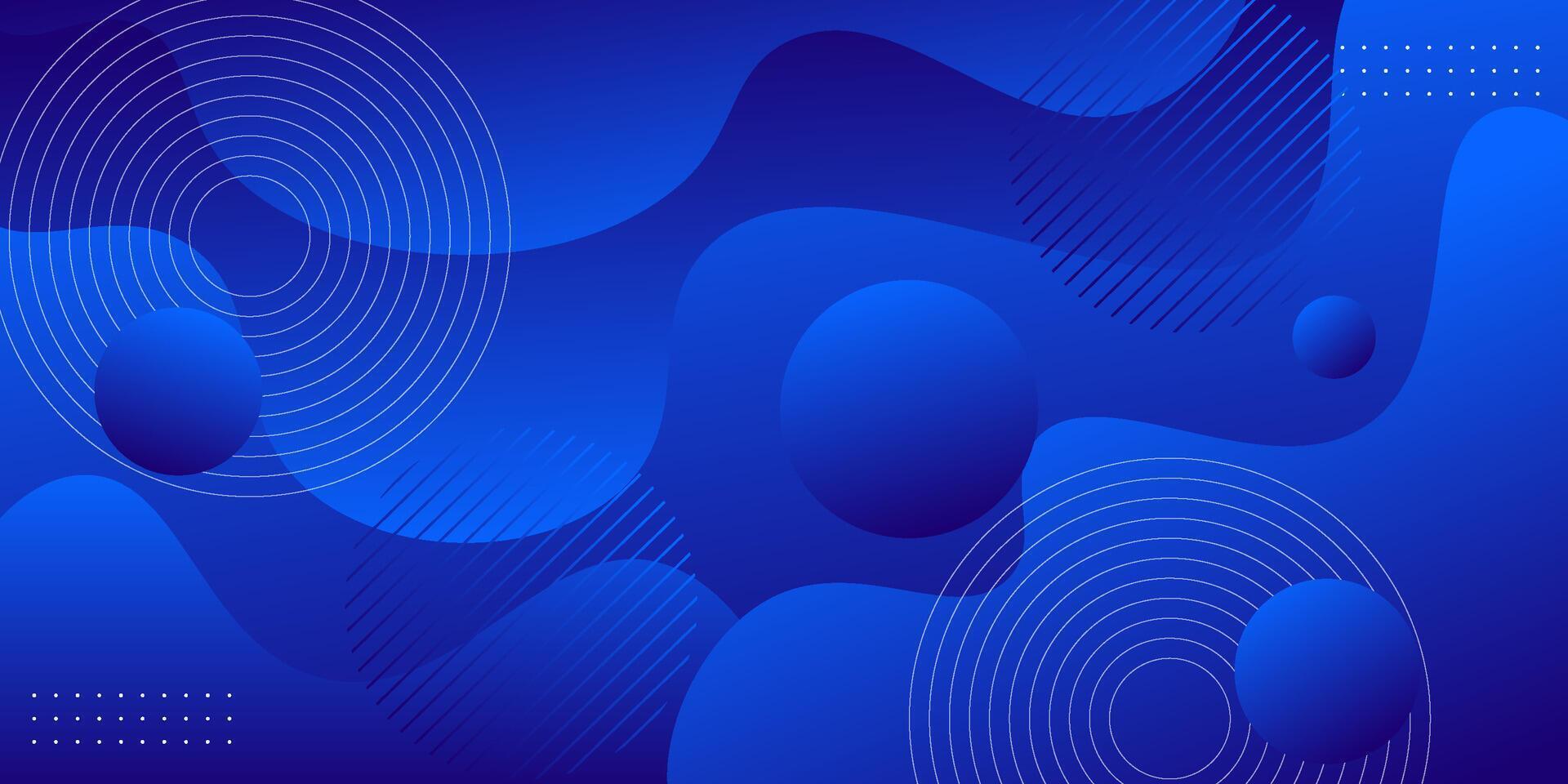 Abstract colorful blue fluid wave concept. Dynamic color fluid pattern element. Eps10 vector