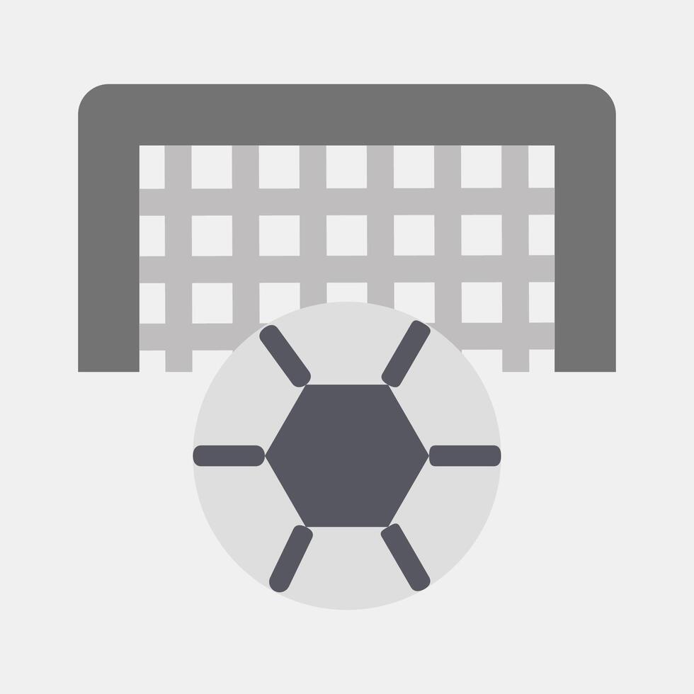 Icon football. Sports elements. Icon in flat style. vector