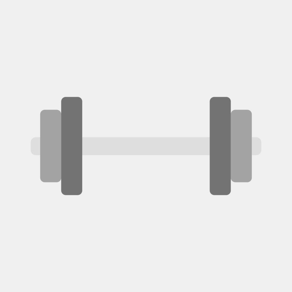 Icon weight lifting. Sports elements. Icon in flat style. vector