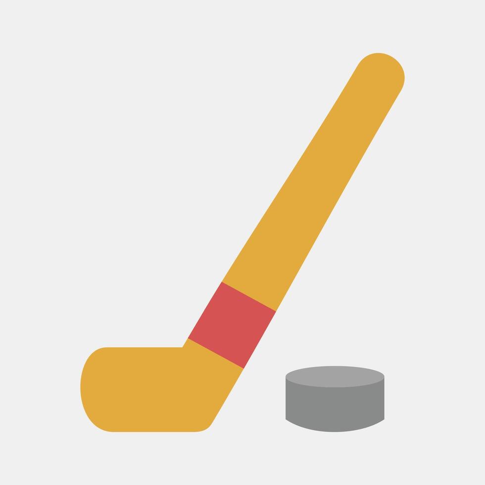 Icon hockey. Sports elements. Icon in flat style. vector