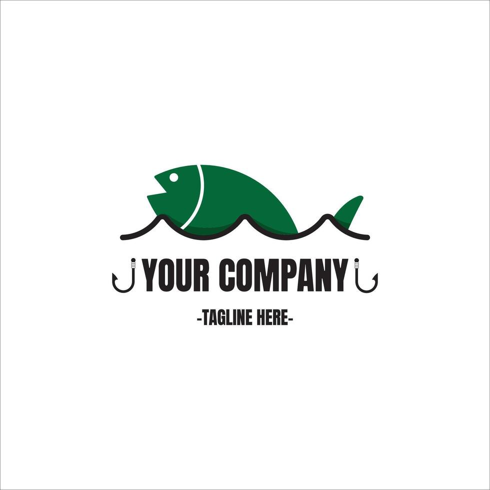 Fishing Store Logo Illustration vector