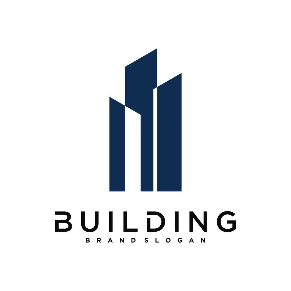 Building construction logo design. vector