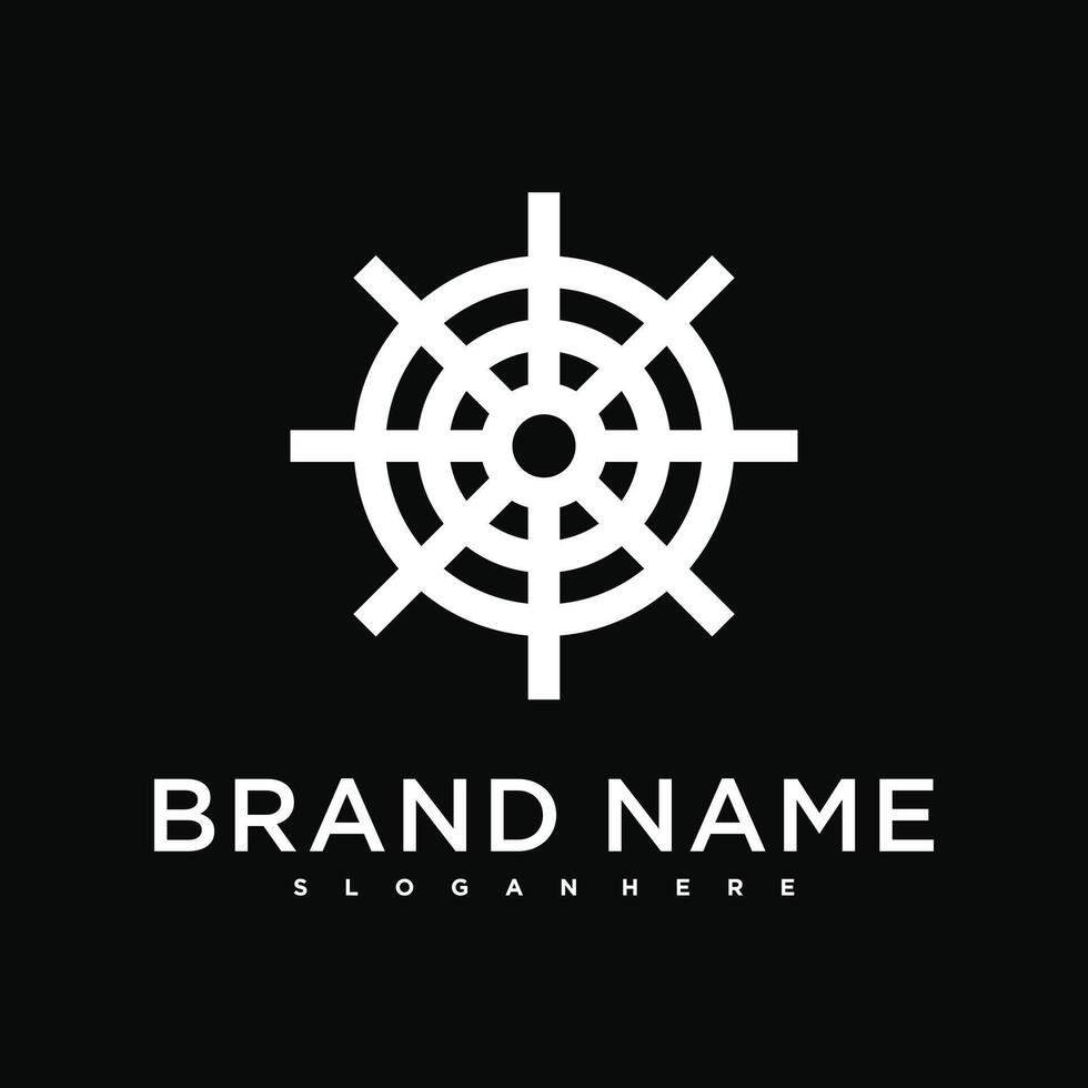 Target logo icon design template vector