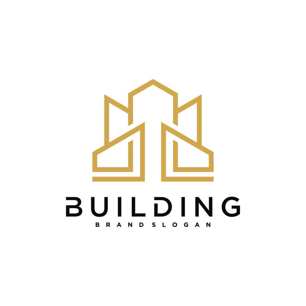 building logo design vector
