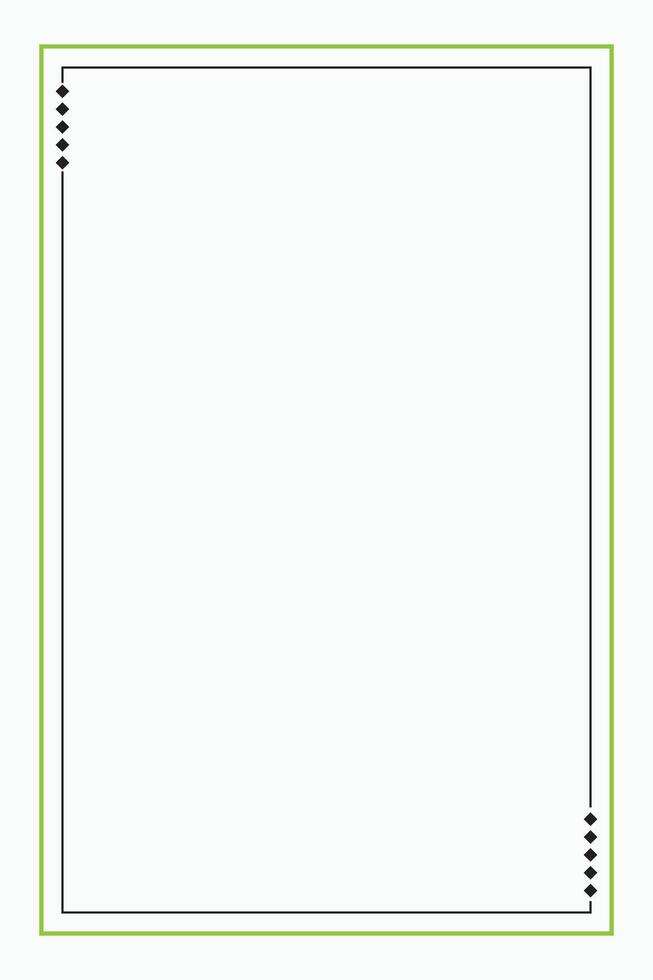 Simple line frames with double stroke. Easily editable edges with editable line thickness. vector