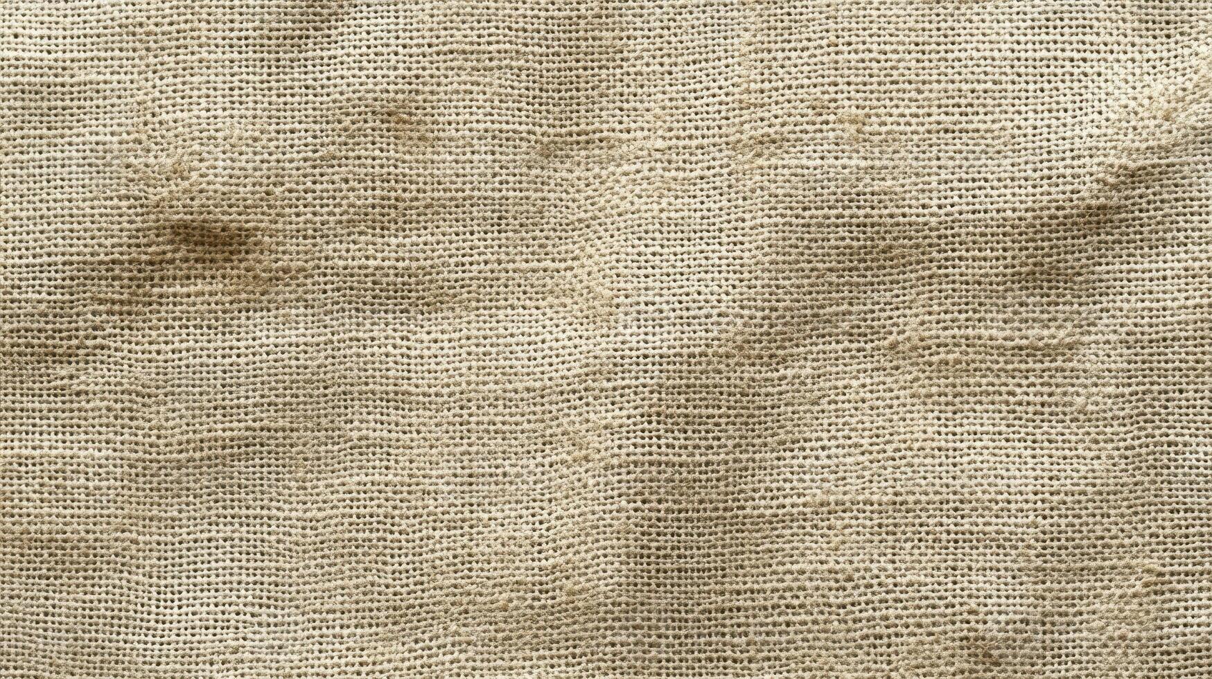 Beige linen fabric texture background photo