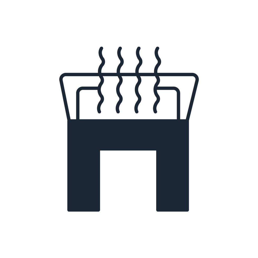 Air filter icon flat vector