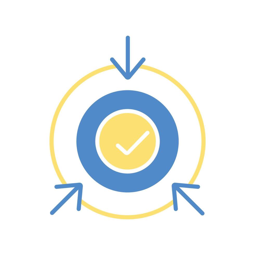Implementation icon colors vector