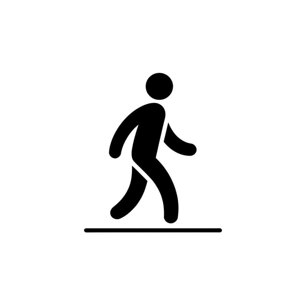 a man walking design png