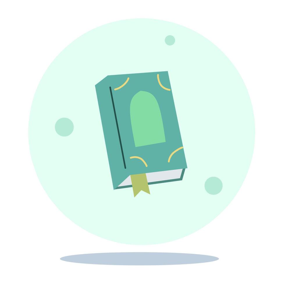 Al-Quran Elements of Ramadan Kareem, Eid Mubarak, Happy Iftar, Eid al Adha, and Eid al Fitr. Islamic flat icon illustration. vector