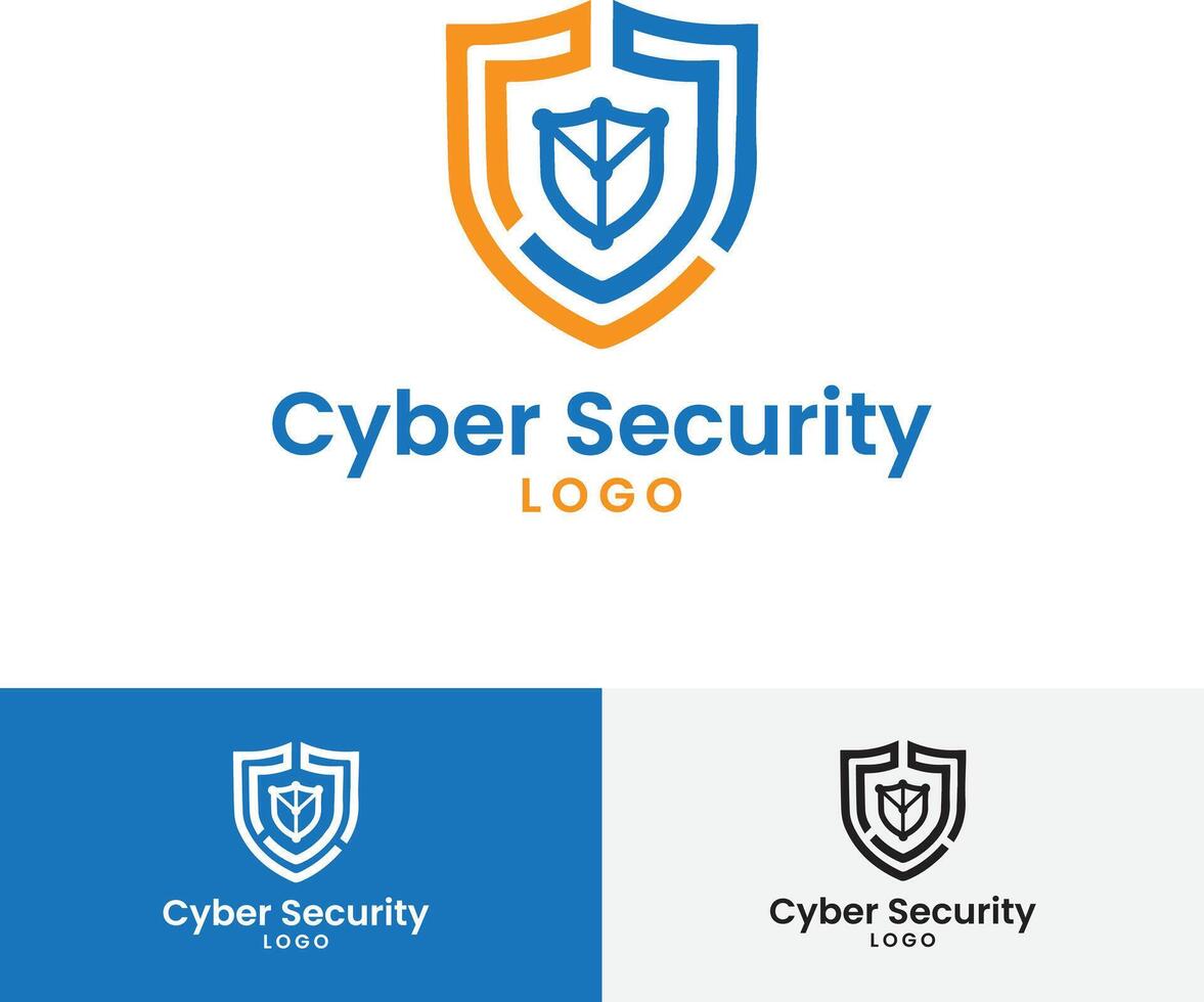 Cyber Security Logo Design vector