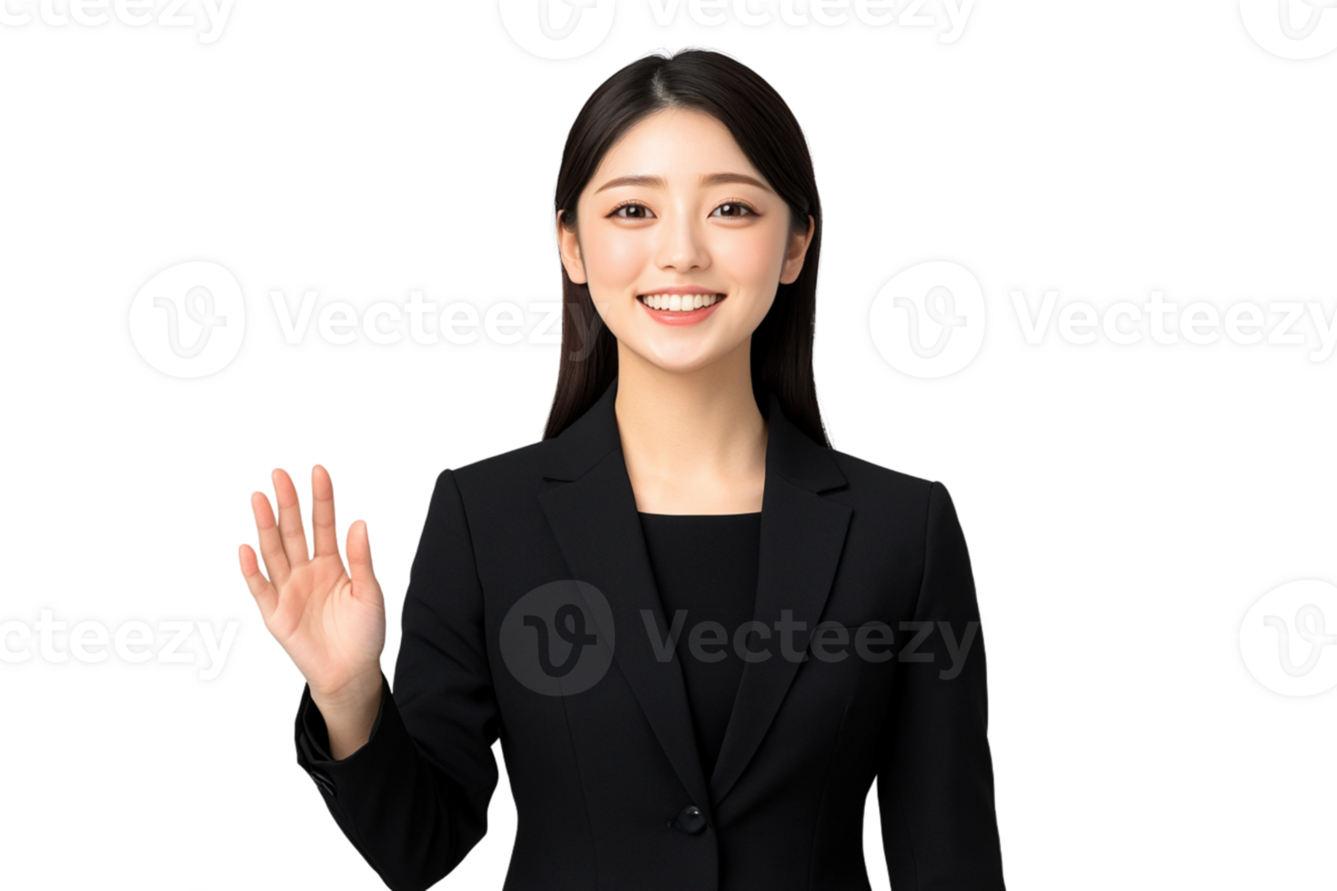 Businesswoman isolate on transparent background png