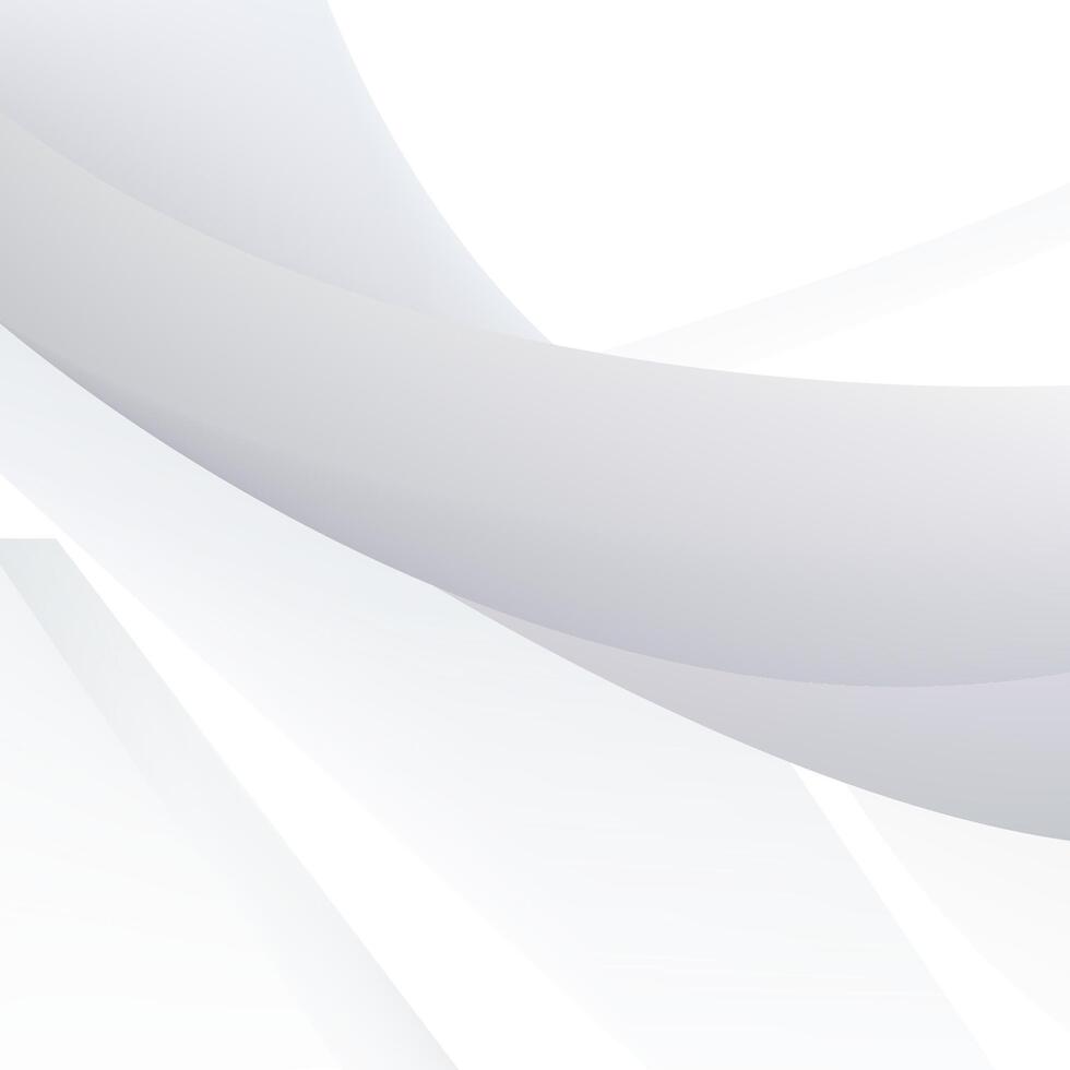 Abstract grey white color wave curve lines background. Wallpaper design vector