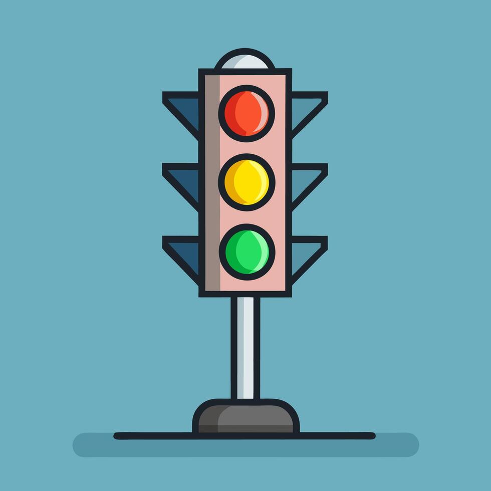 Traffic Light symbol vector