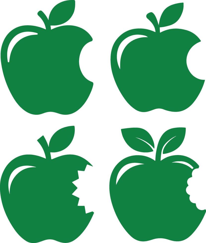 Creative Apple Illustration Design vector