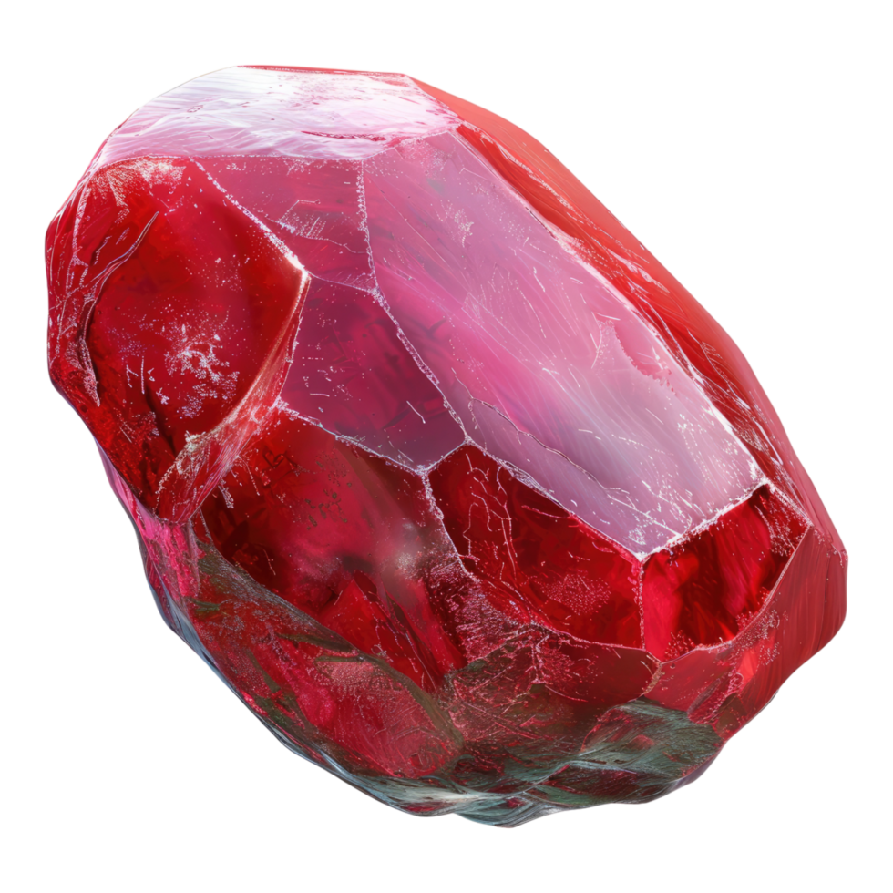 A large red stone png