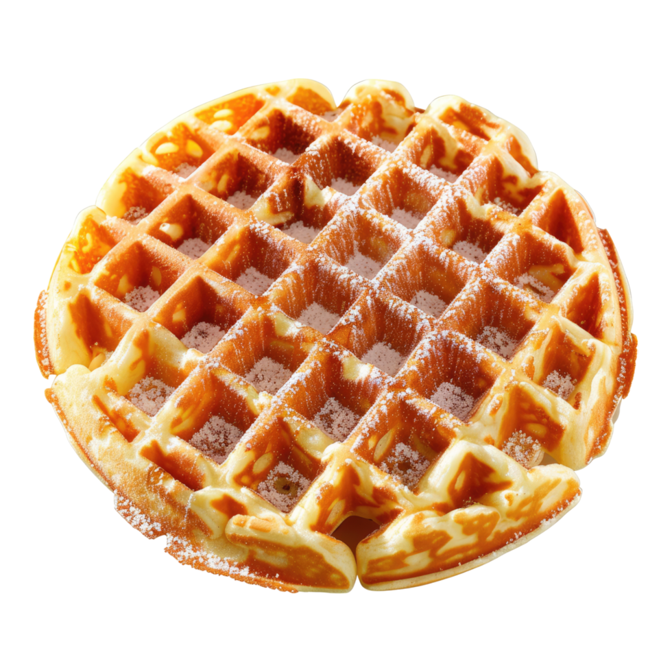 A waffle on transparent background png